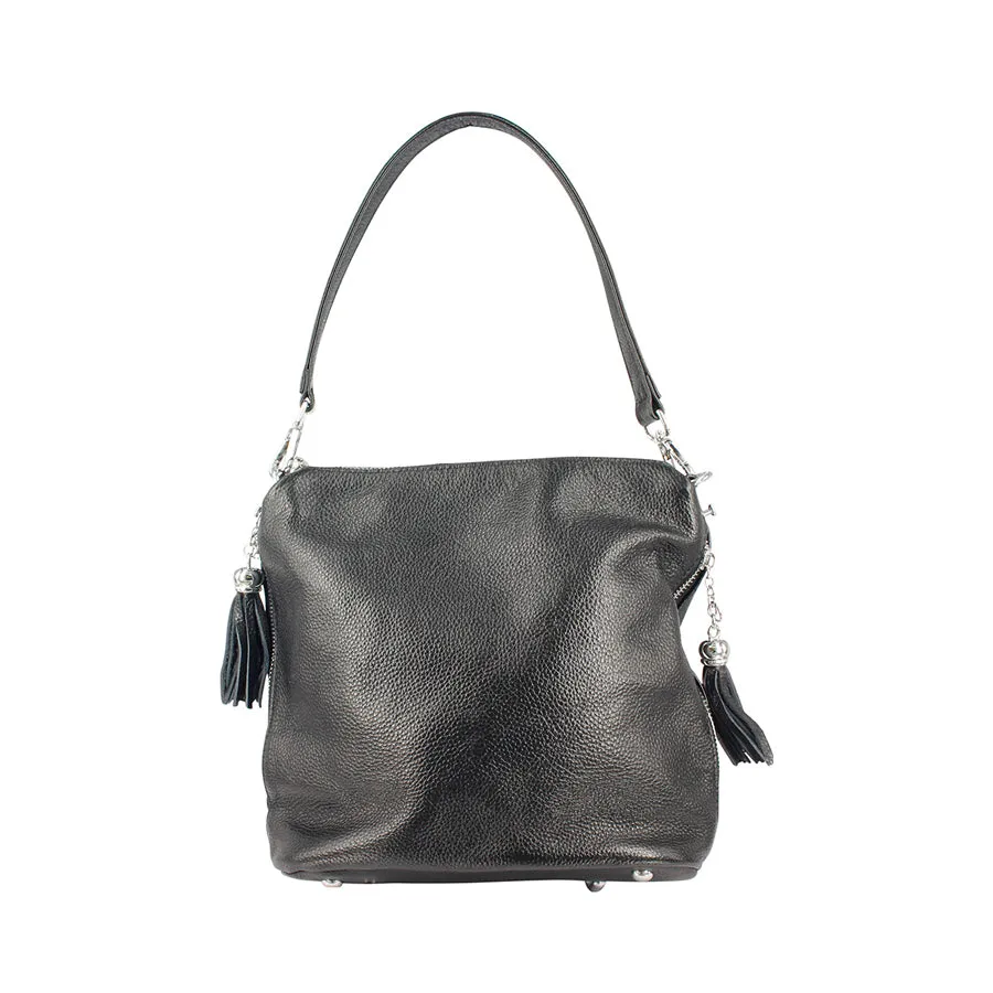 HARPER - BLACK LEATHER