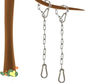 Heavy Duty Stainless Steel Chain 550LB Capacity for Punching Bags Hanging Chair Hammocks Swing Trapeze Yoga