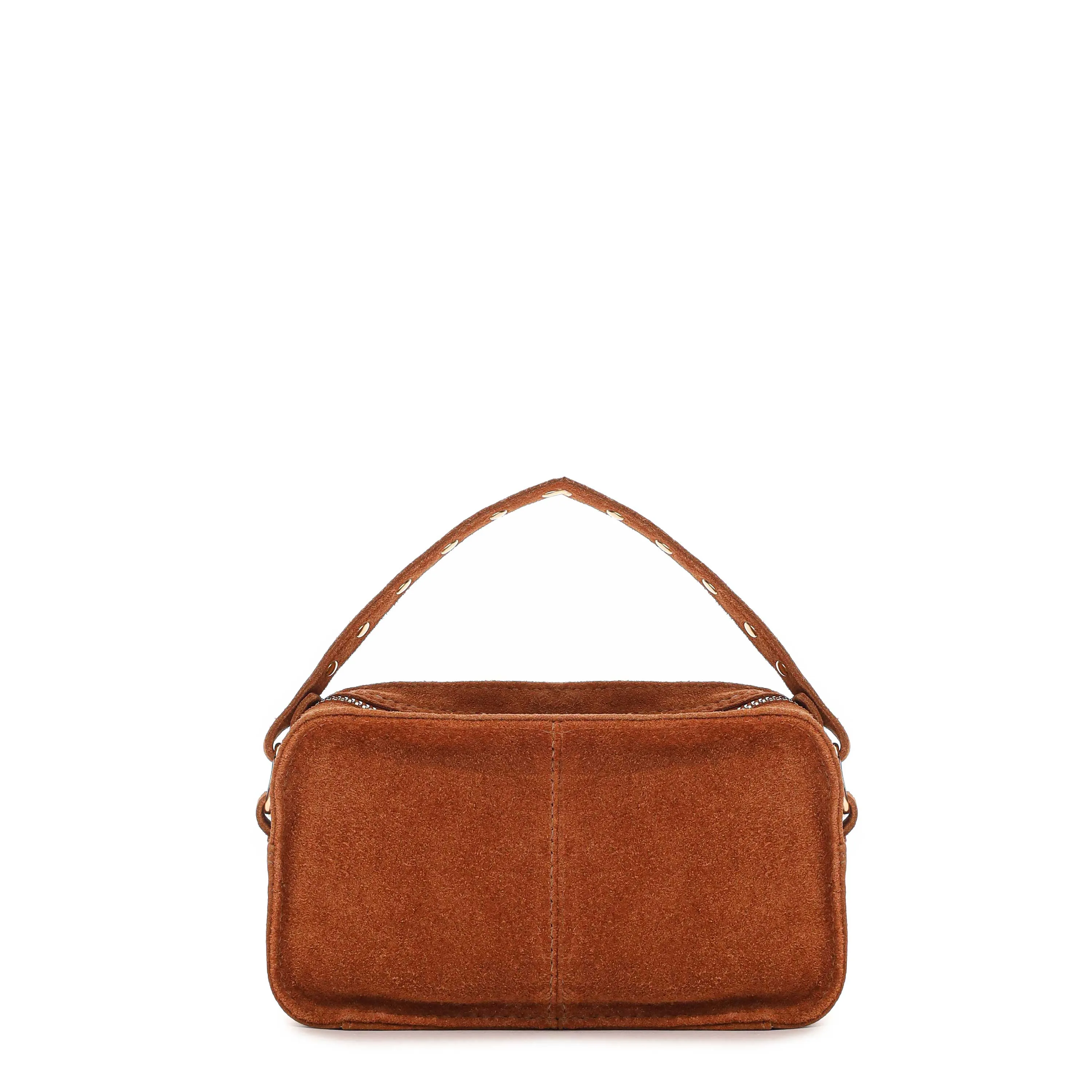 Helena Chain Suede Toffee w. Gold