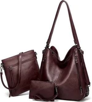 HUGGI PU leather hand bag for women | shoulder bags for women with strap & zipper