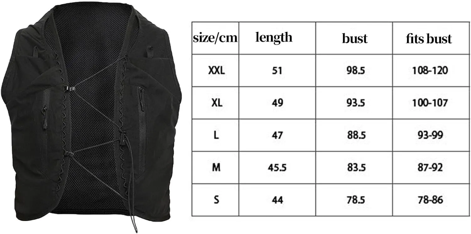 Hydration Vest, , 12L Capacity, Backpack for Men and Women, Hydration Bag for Cycling, Hiking, Climbing, Hydration Pouch