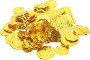 IMIKEYA 100pcs Pirate Toy Realistic Fake for Boys and Girls Treasure Hunts Pirate Parties and Themed Birthday Celebrations Fun Party Favors for