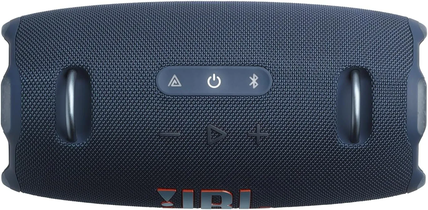JBL Xtreme 4 - Portable Bluetooth Speaker, Powerful Sound and Deep Bass, IP67 Waterproof, 24 Hours of Playtime, Powerbank, PartyBoost for Multi-Speaker Pairing (Blue) (Renewed)