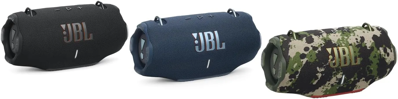 JBL Xtreme 4 - Portable Bluetooth Speaker, Powerful Sound and Deep Bass, IP67 Waterproof, 24 Hours of Playtime, Powerbank, PartyBoost for Multi-Speaker Pairing (Blue) (Renewed)