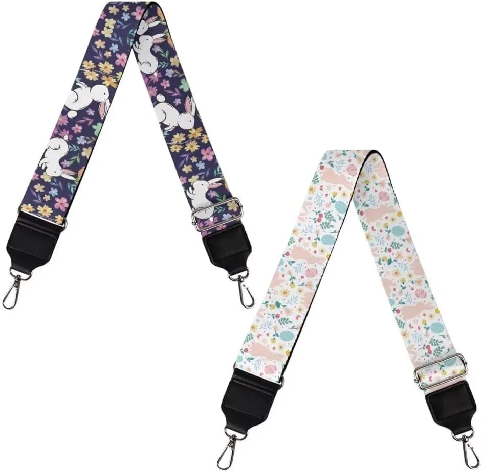 Jeiento Replacement Shoulder Strap,2 Piece Set Guitar Style Handbag Crossbody Strap Adjustable Guitar Straps for Women Girls