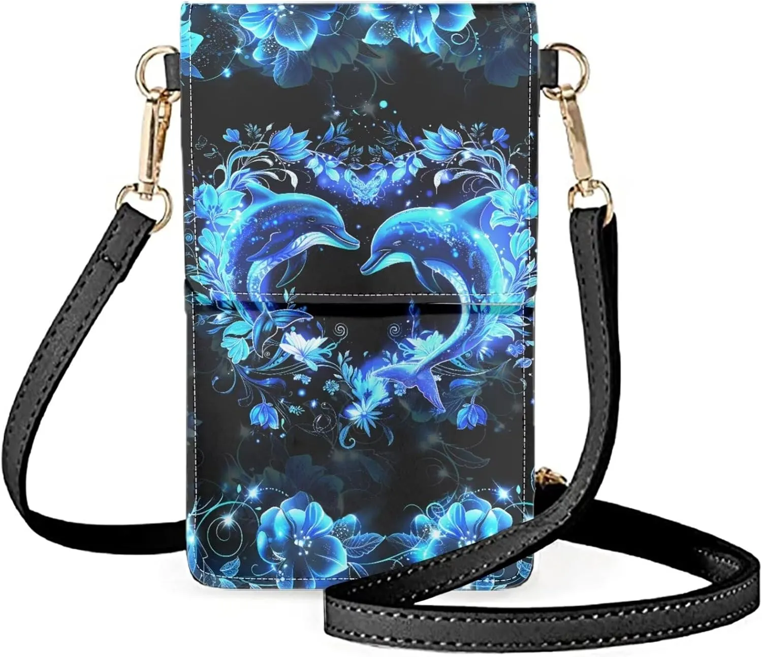 JEOCODY Touch Screen Phone Purse, Lightweight Small Wallet Purses and Handbags with a Shoulder Strap for Women
