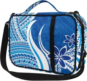JooMeryer 3D Printed Bible Covers for Girls Bible Holder Case Tote Bag Crossbody Handbag Bible Church Bag,Blue Polynesian