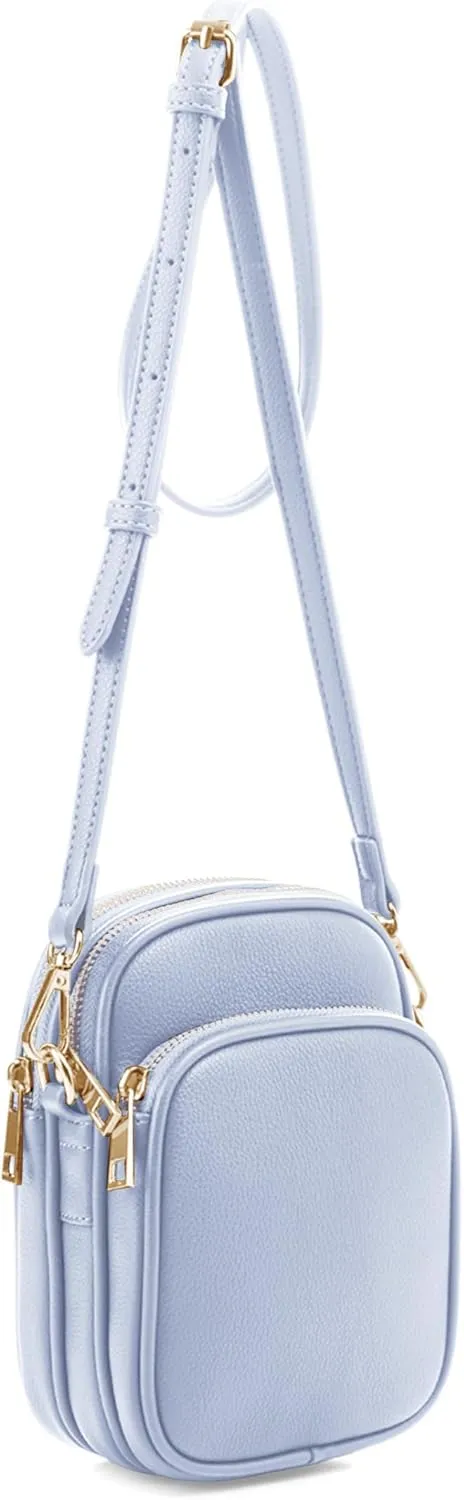 Josie Triple Zip Crossbody Bag