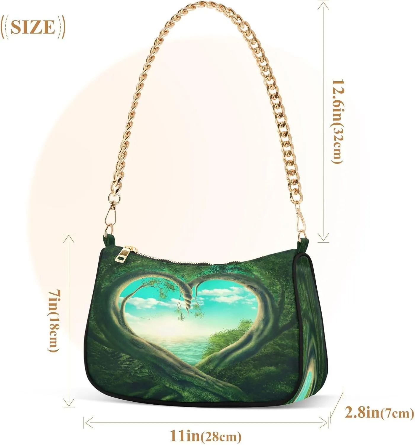 JSTEL Shoulder Bag Purse for Women,Polyester Small Crossbody Bags Purse Wallet Shoulder Bag