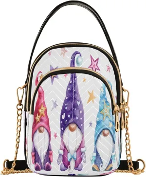 JSTEL Small Crossbody Bag for Women with Compartments,Long Strap Crossbody Purse Polyester Phone Purse Wallet