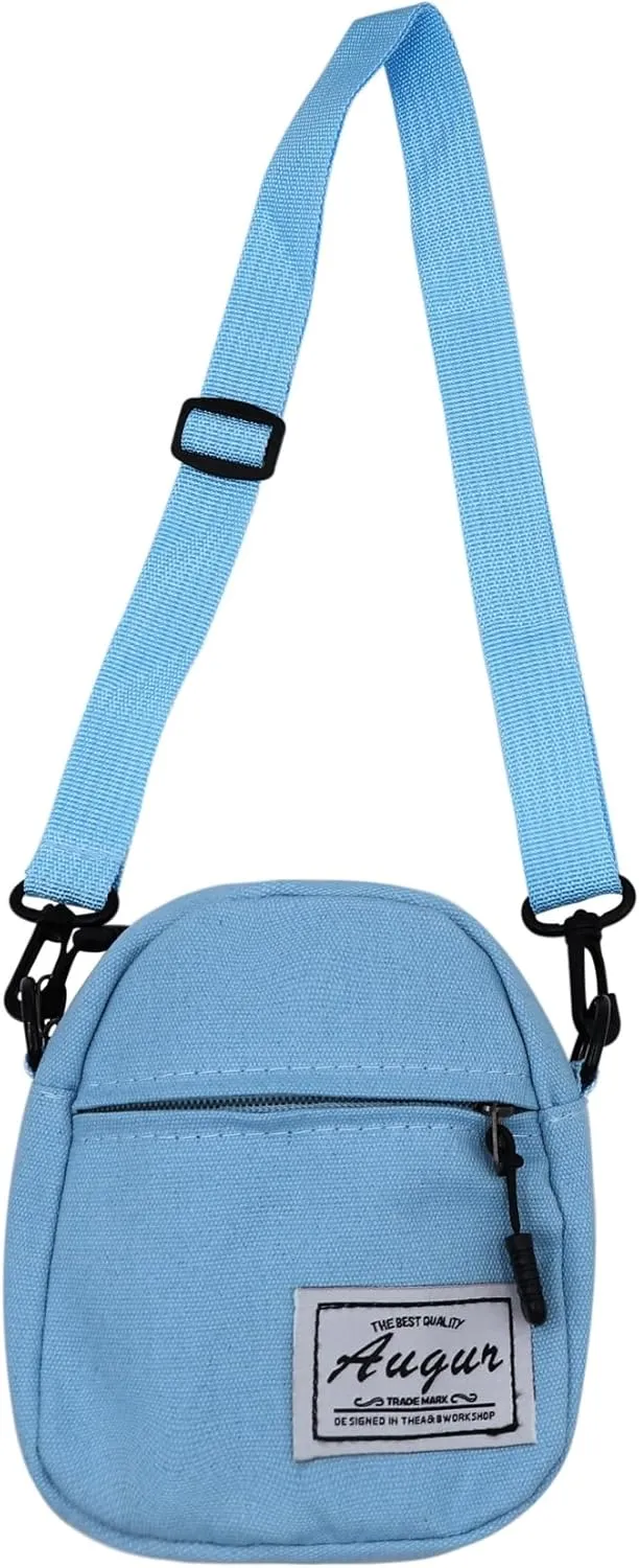JUMISEE Fashion Canvas Crossbody Purse Small Cell Phone Bag Messenger Bag Handbag for Men Women Kids