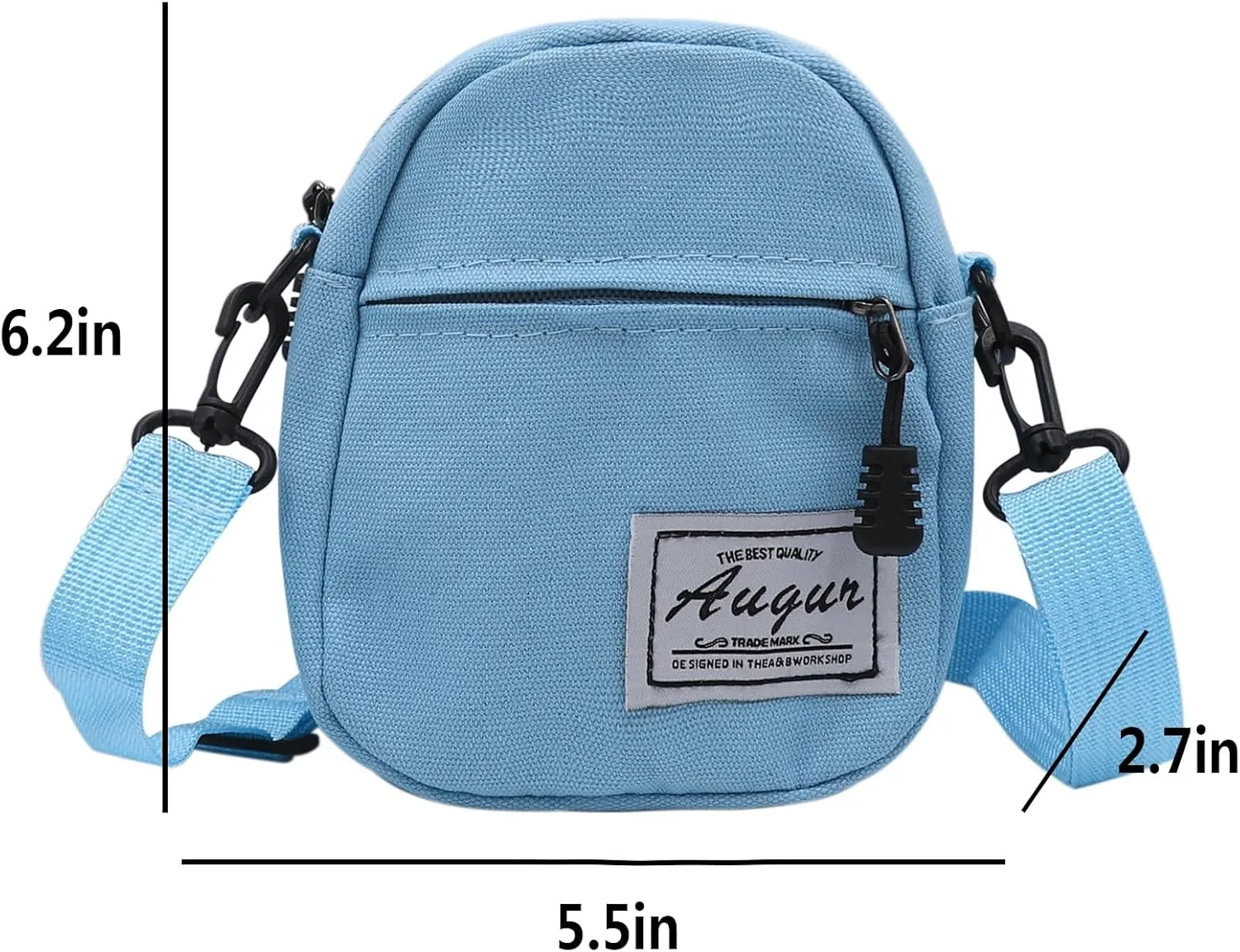 JUMISEE Fashion Canvas Crossbody Purse Small Cell Phone Bag Messenger Bag Handbag for Men Women Kids