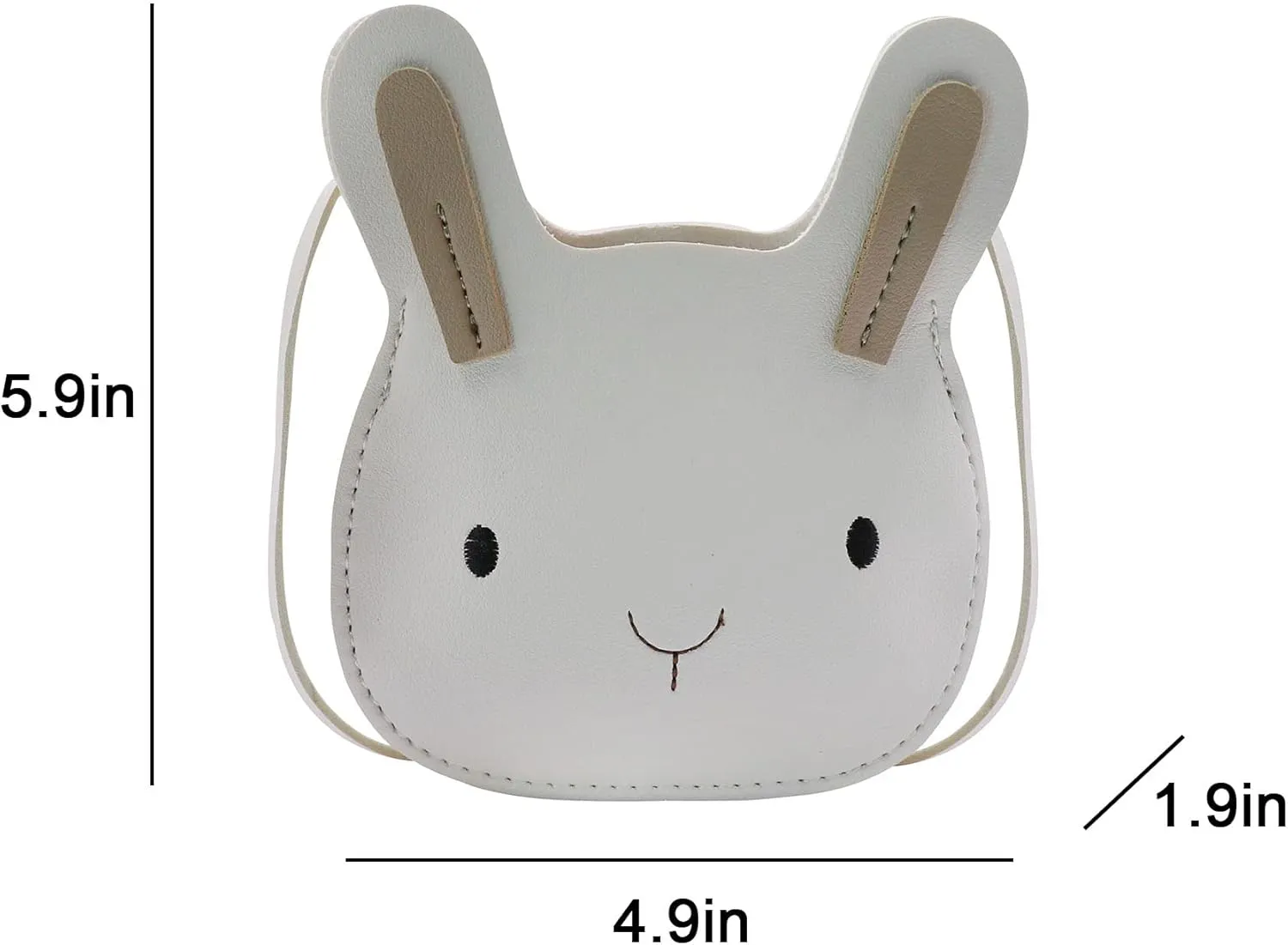 JUMISEE Kids Cute Bunny Crossbody Bag Purses for Girls Toddlers Small Shoulder Bag Wallet Easter Gift