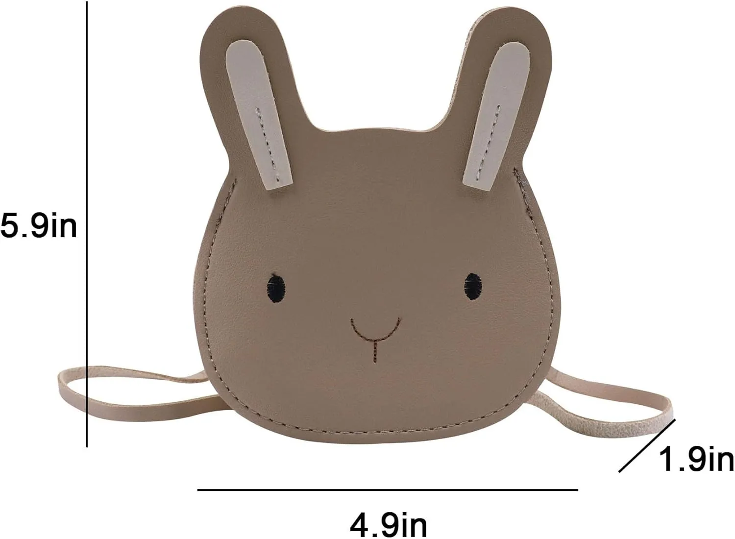 JUMISEE Kids Cute Bunny Crossbody Bag Purses for Girls Toddlers Small Shoulder Bag Wallet Easter Gift
