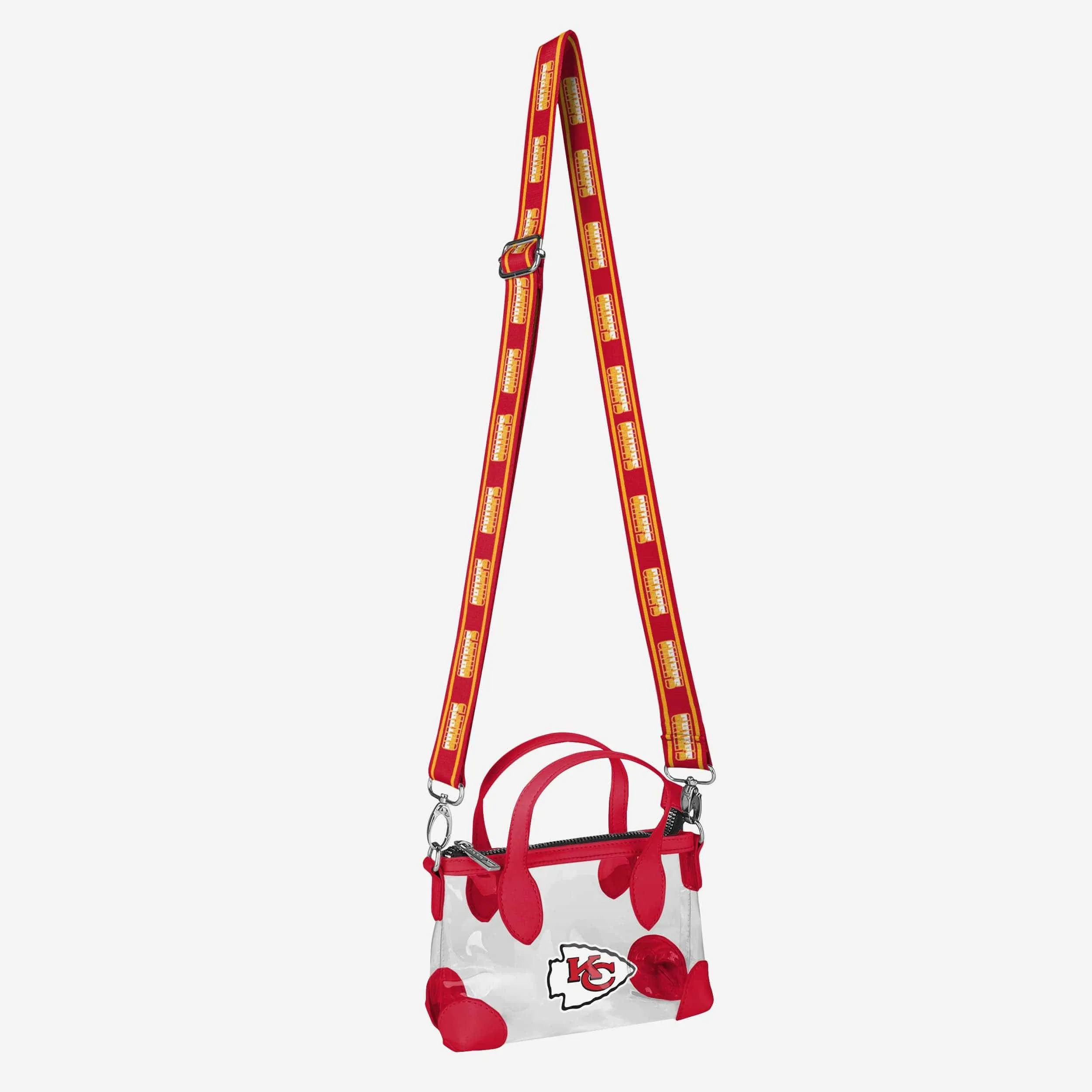 Kansas City Chiefs Big Logo Clear Crossbody Mini Purse