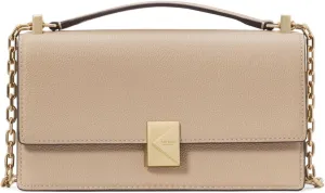 kate spade new york Deco Pebbled Leather Mini Flap Chain Crossbody