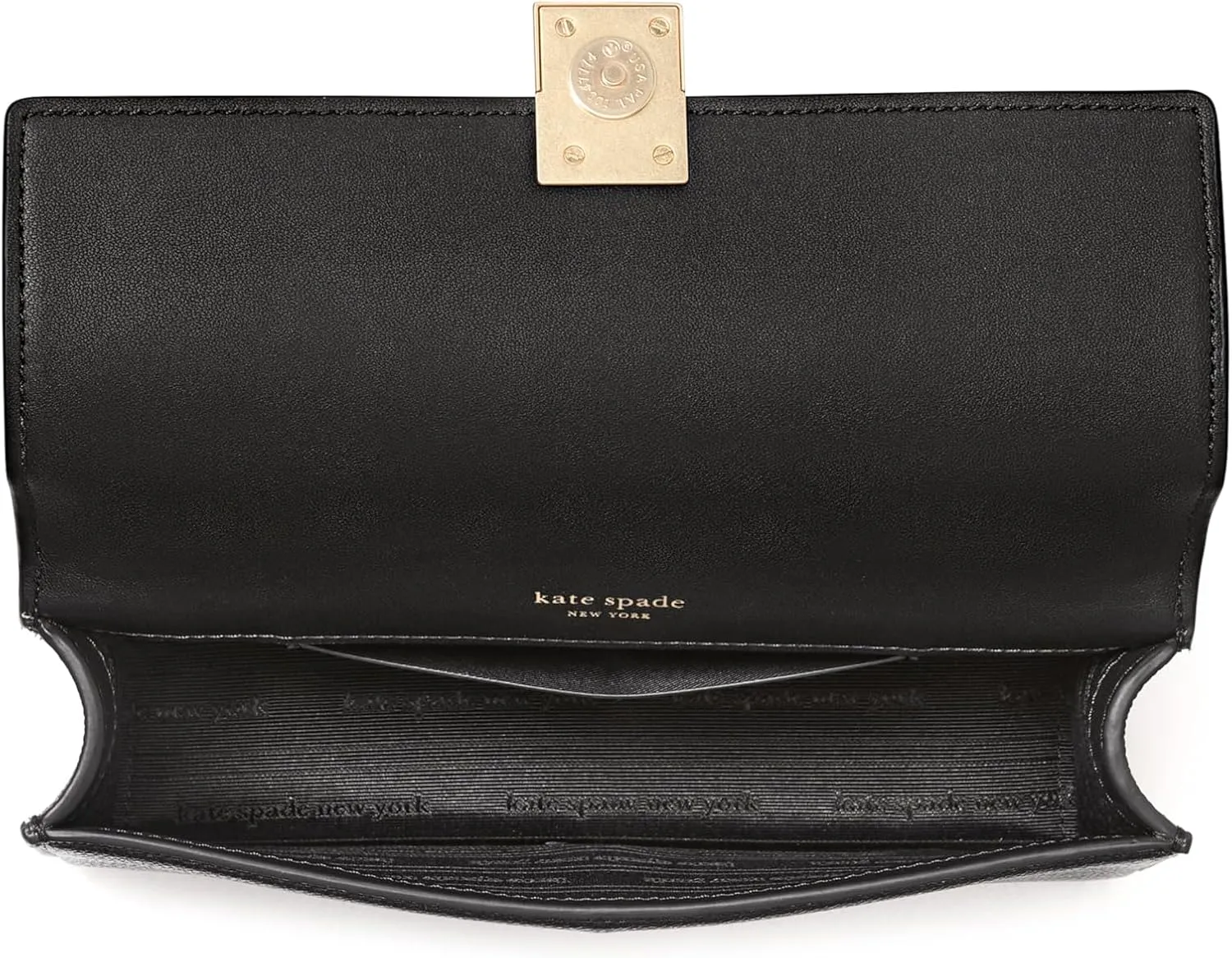 kate spade new york Deco Pebbled Leather Mini Flap Chain Crossbody
