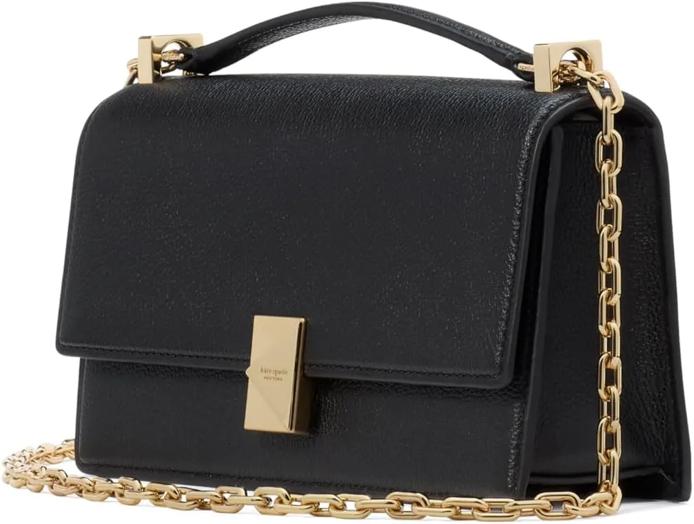 kate spade new york Deco Pebbled Leather Mini Flap Chain Crossbody