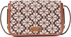 kate spade new york Women's Spade Flower Jacquard Flap Crossbody