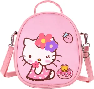 Kerr's Choice Cute Kitty Bag for Girls Cat Crossbody Purse Cute Cartoon Handbag