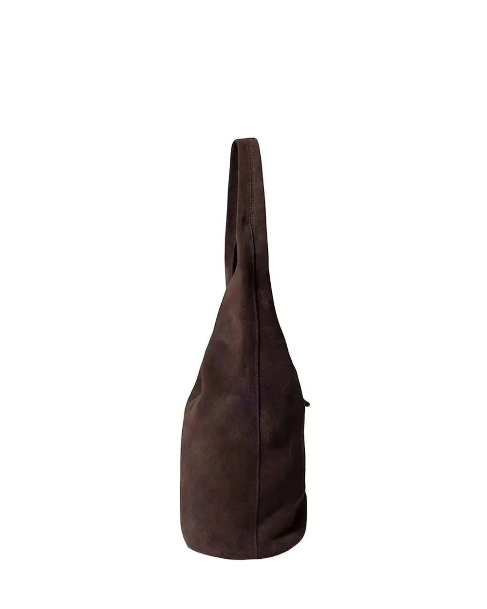 Khai Suede Hobo Bag in Cacao