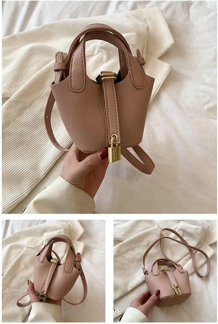 Kids Purse Mini Purse Handbag Toddler Bag PU Leather Handbag Christmas Gift Birthday Gift Holiday Gift for Girl Party Gift (Light Pink)