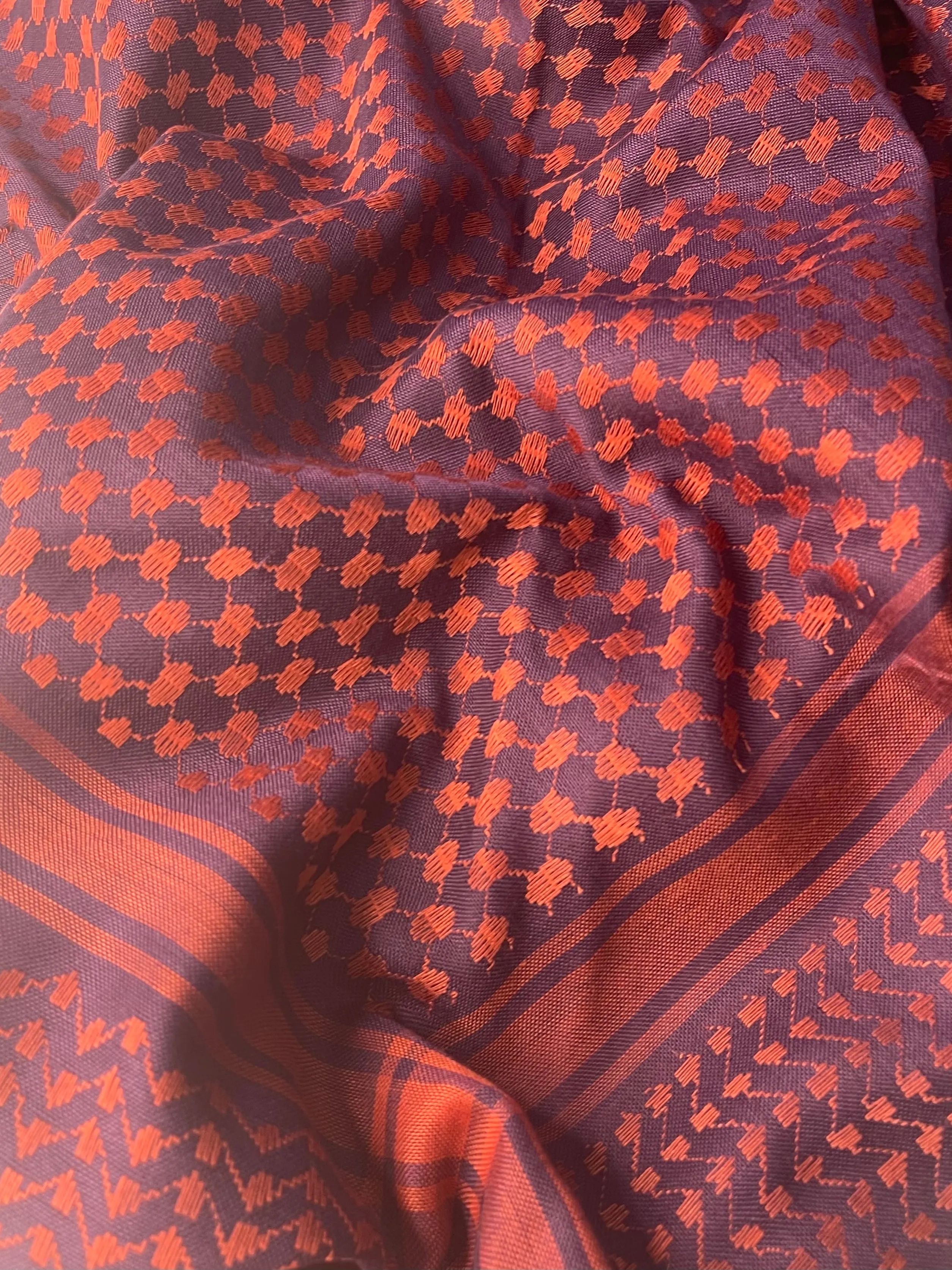 Kiffeyeh bag -Purple & Coral