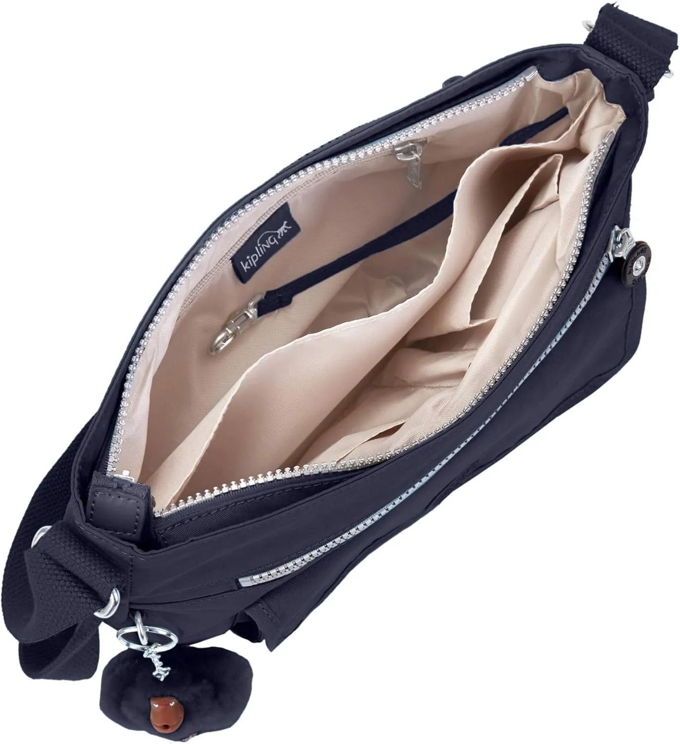 Kipling Women's Syro Crossbody Bag, Organize Accessories, Surprisingly Spacious, Adjustable Strap, Nylon Bag