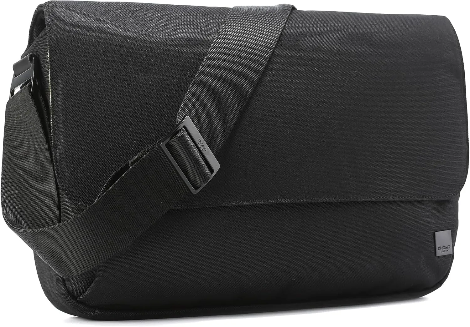 KNOMO Osaka Laptop Messenger Bag Crossbody Shoulder Bag for Work and Travel Black