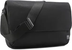 KNOMO Osaka Laptop Messenger Bag Crossbody Shoulder Bag for Work and Travel Black