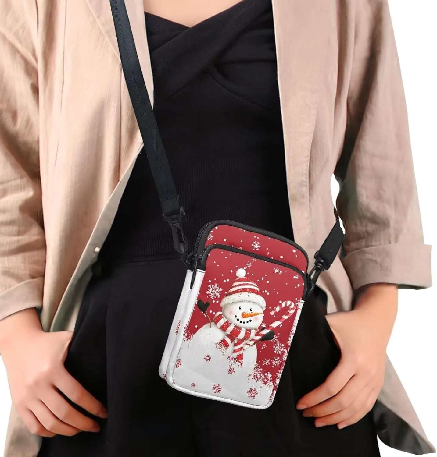 Kuiaobaty Crossbody Bags for Women Sling Bag Stylish Messenger Bag Soft Phone Purse