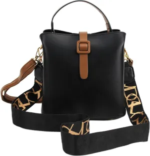 LABANCA Women Retro Alligator Bucket Bags Crocodile Pattern Designer Shoulder Bag Ladies PU Purse Crossbody Wallet Bag