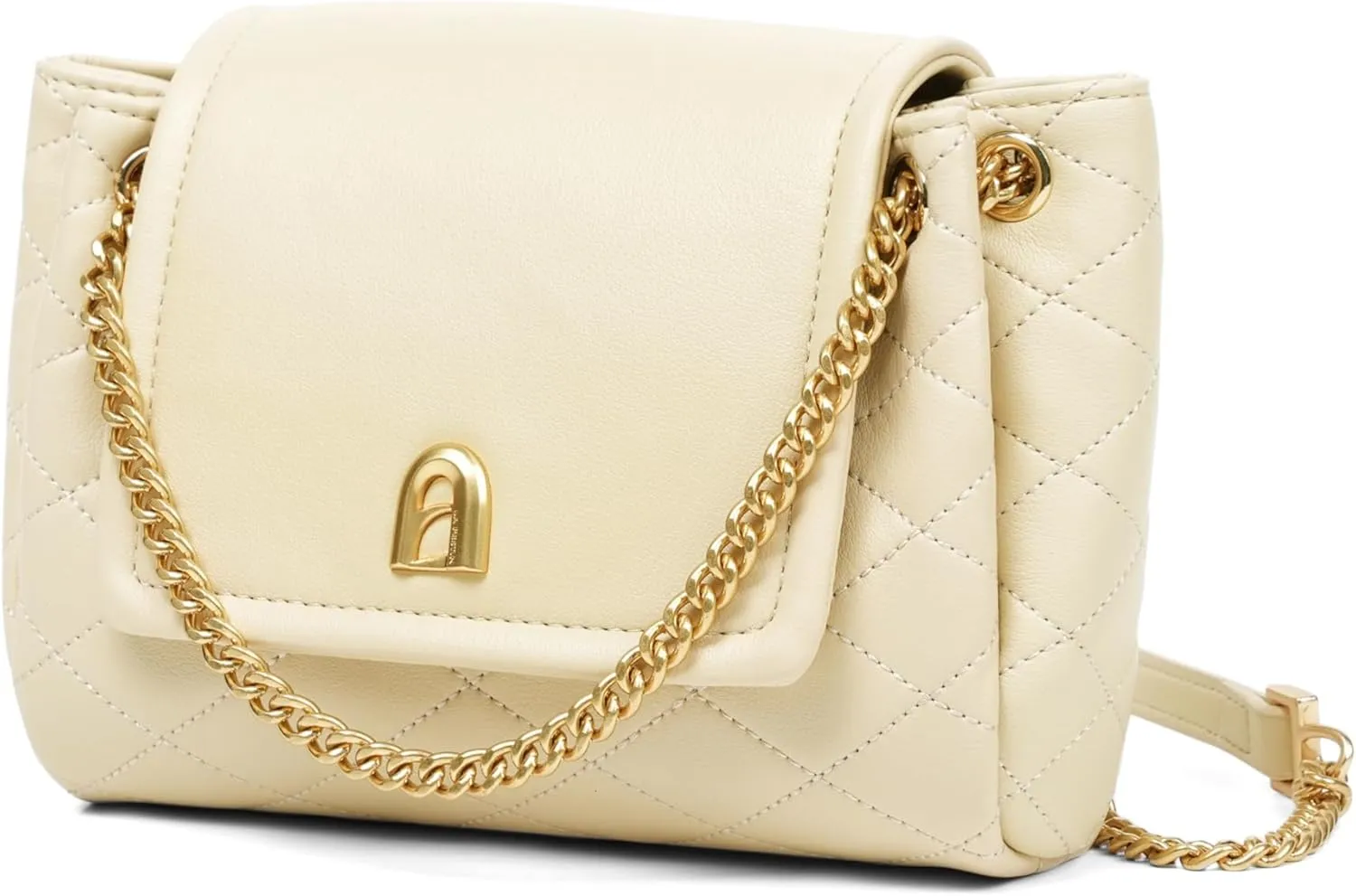 LAFESTIN Small Quilted Crossbody Bags For Women With Chain Strap, Trendy Shoulder Bag Soft Clutch Womens Crossbody Handbags