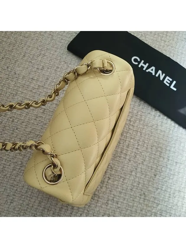 Lambskin Chanel Bag Mini Yellow Flap Cross Light Limited-time offer End-to-end encryption