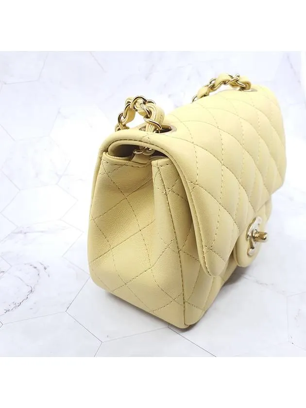 Lambskin Chanel Bag Mini Yellow Flap Cross Light Limited-time offer End-to-end encryption