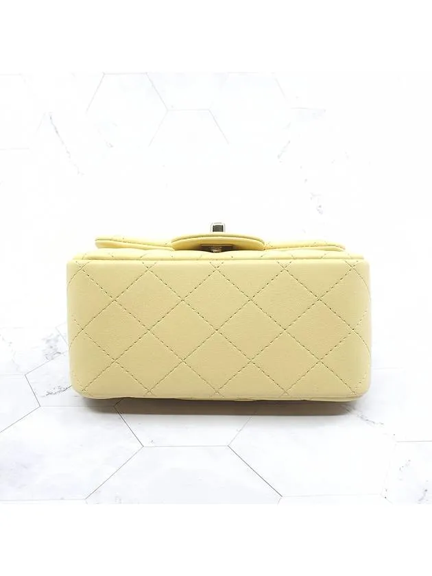 Lambskin Chanel Bag Mini Yellow Flap Cross Light Limited-time offer End-to-end encryption