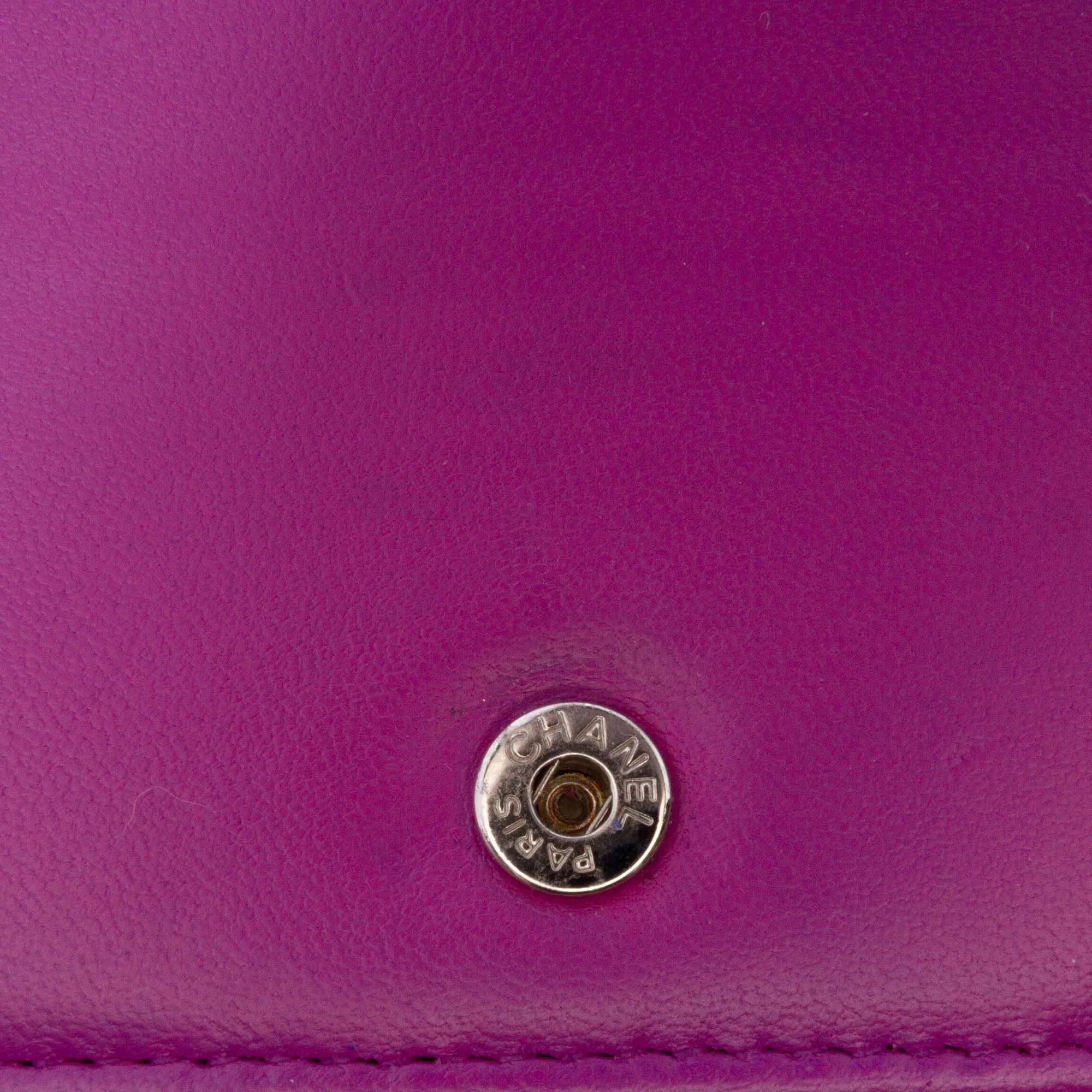 Lambskin Coco Boy Wallet On Chain