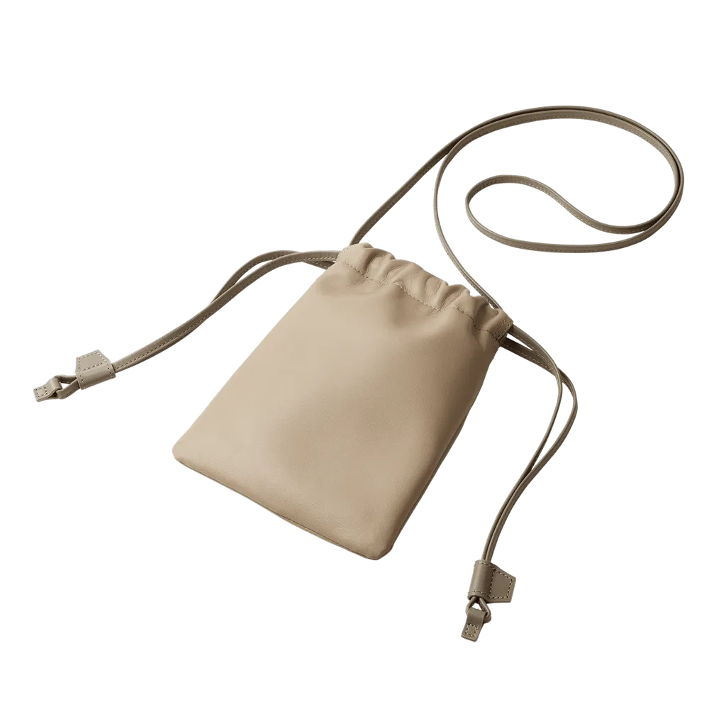 Lambskin Drawstring Pouch