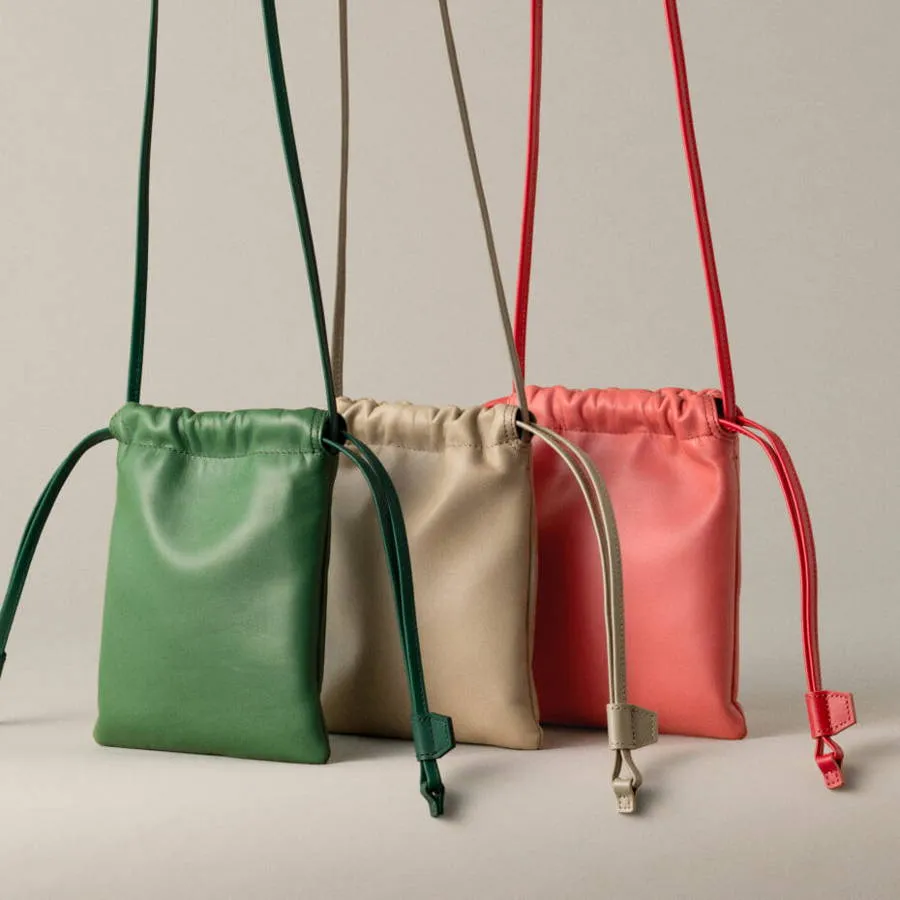 Lambskin Drawstring Pouch