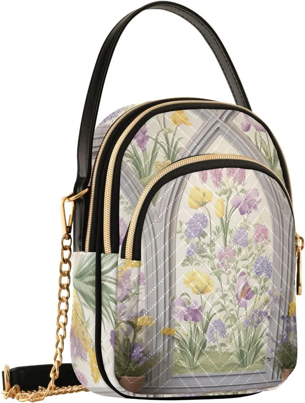 Landscapes Arch in Garden Women's Crossbody, Purse with Removable Strap Crossbody, Crossbody Bag Travel for Women