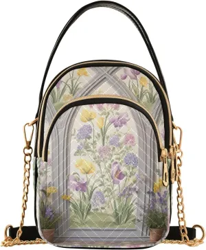 Landscapes Arch in Garden Women's Crossbody, Purse with Removable Strap Crossbody, Crossbody Bag Travel for Women