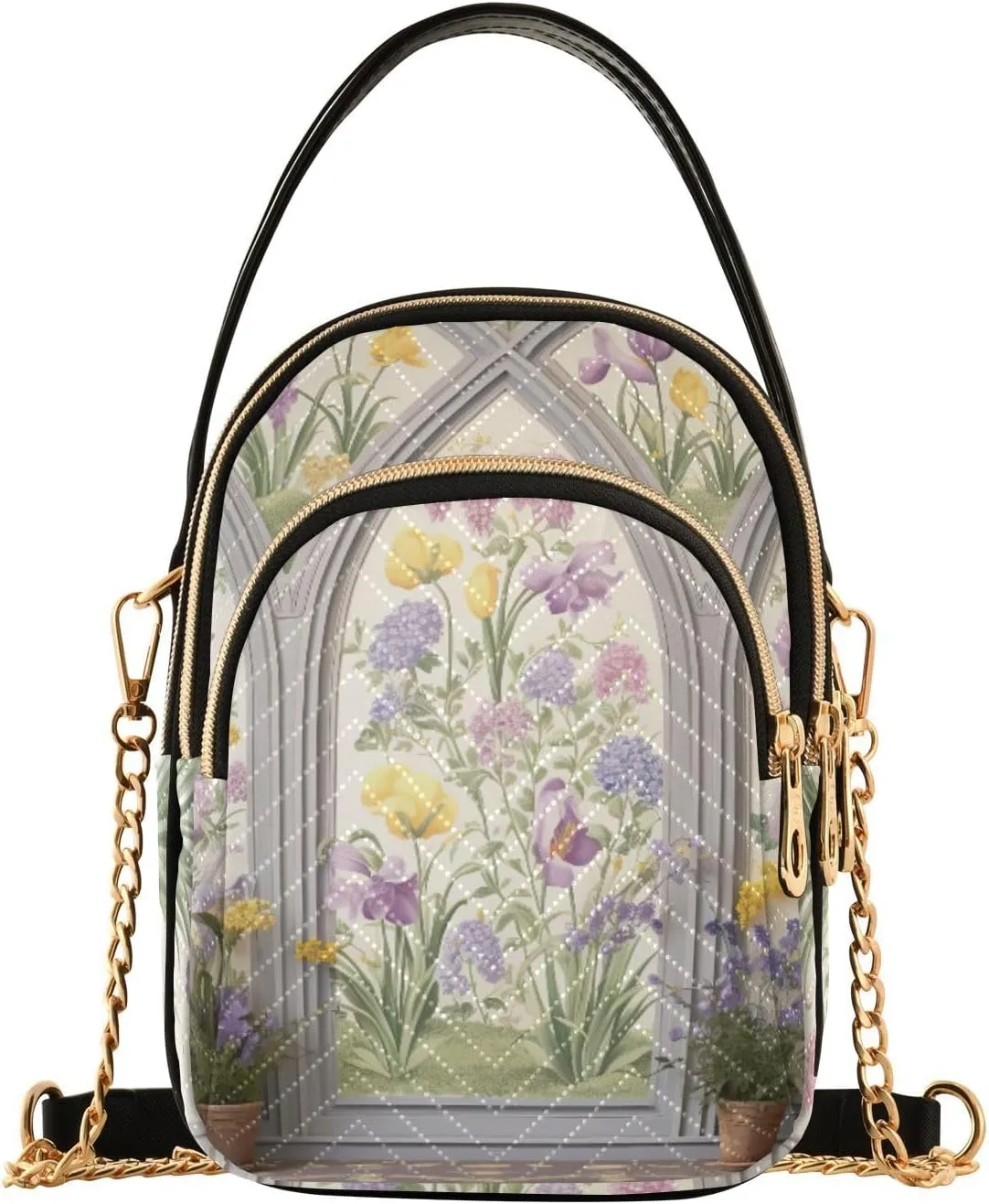 Landscapes Arch in Garden Women's Crossbody, Purse with Removable Strap Crossbody, Crossbody Bag Travel for Women