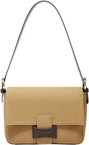 LAORENTOU Suede Designer Handbags for Women, Medium Size Crossbody Purse for Ladies, Shoulder Bag with Adjustable Strap