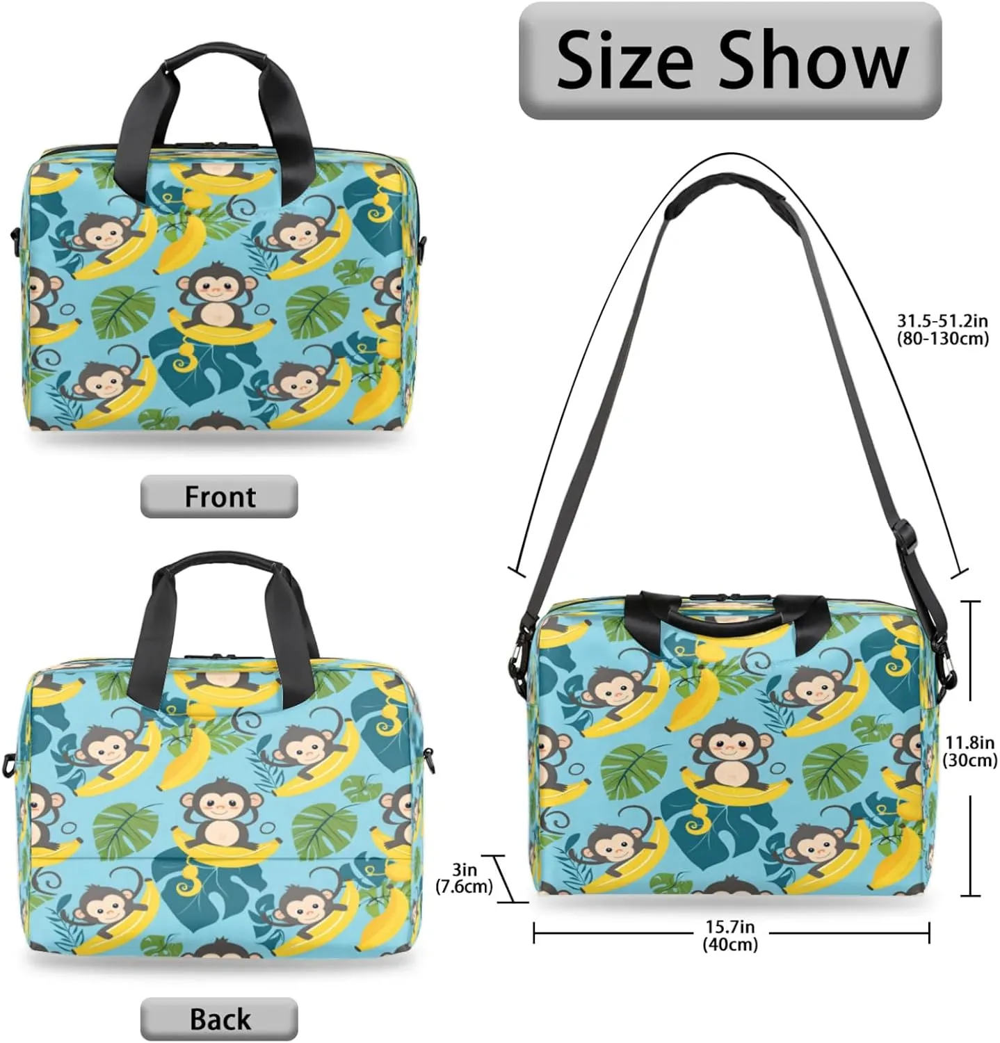 Laptop Shoulder Bag Compatible with Handle, Messenger Shoulder Case for Laptop or Tablet, Laptop Carrying Case