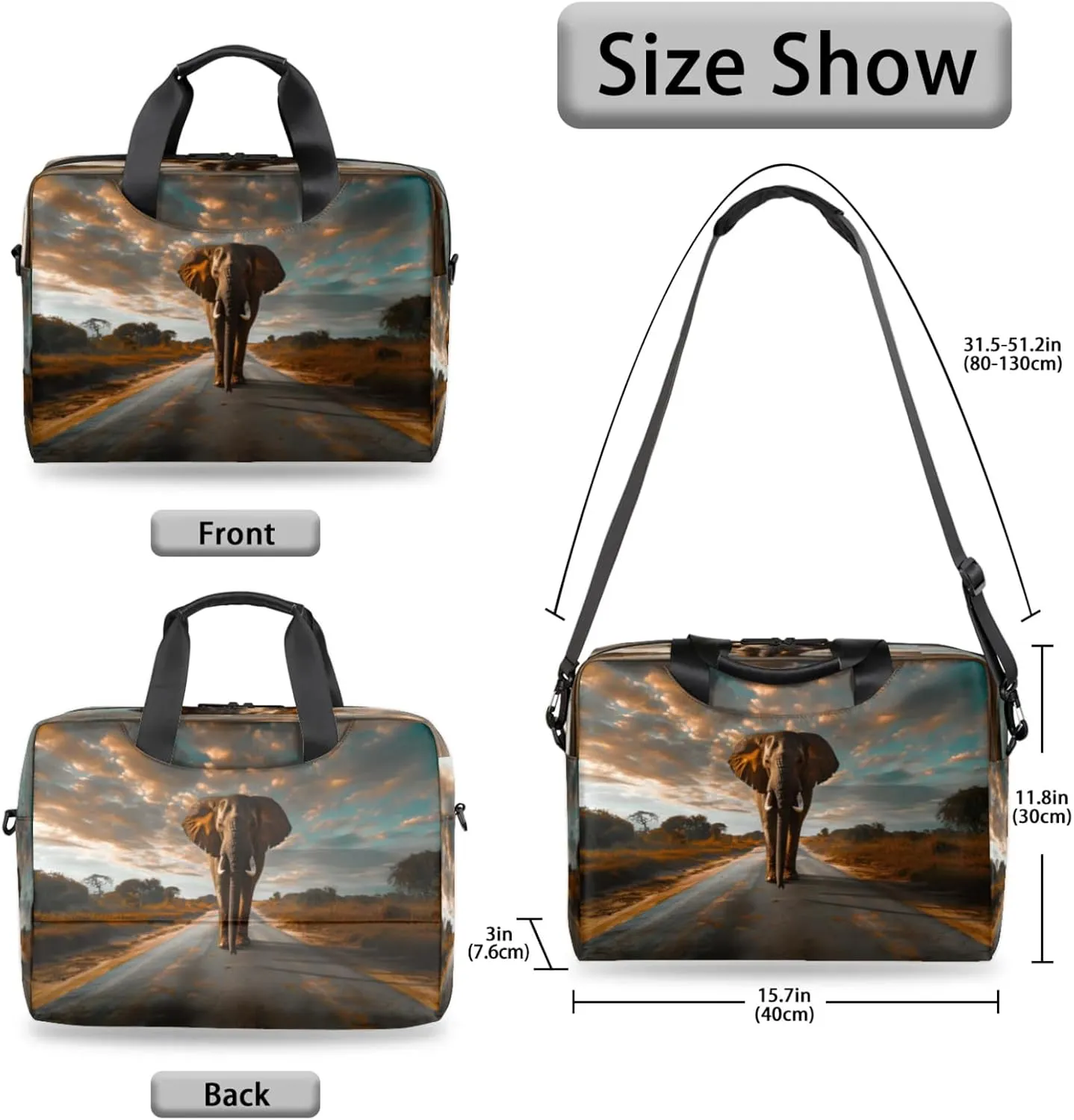 Laptop Shoulder Bag Compatible with Handle, Messenger Shoulder Case for Laptop or Tablet, Laptop Carrying Case