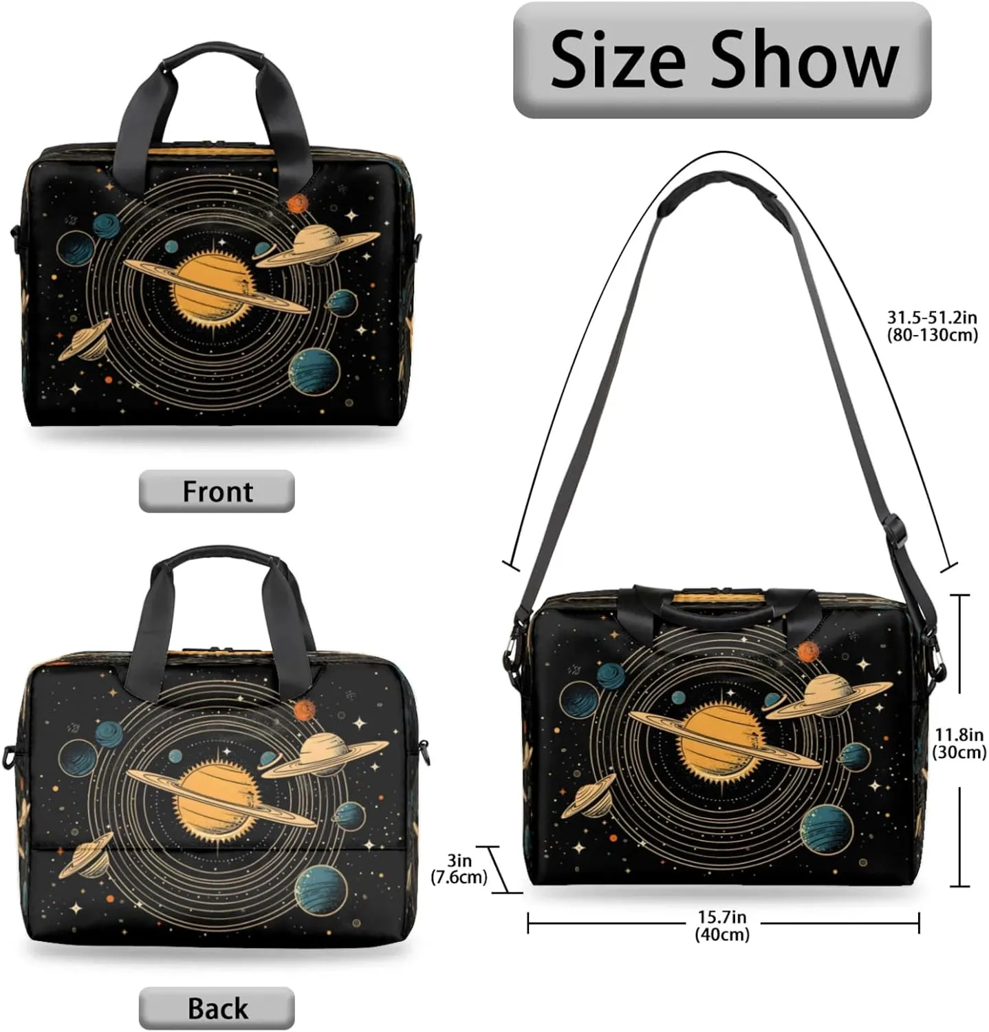 Laptop Shoulder Bag Compatible with Handle, Messenger Shoulder Case for Laptop or Tablet, Laptop Carrying Case