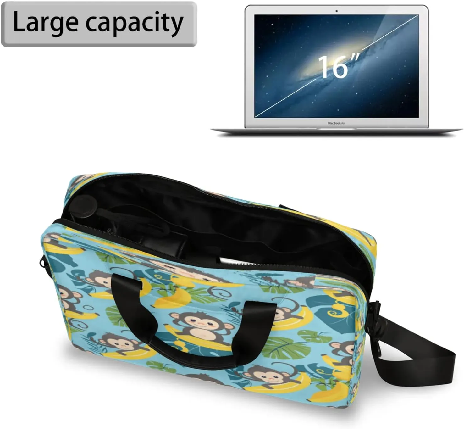 Laptop Shoulder Bag Compatible with Handle, Messenger Shoulder Case for Laptop or Tablet, Laptop Carrying Case