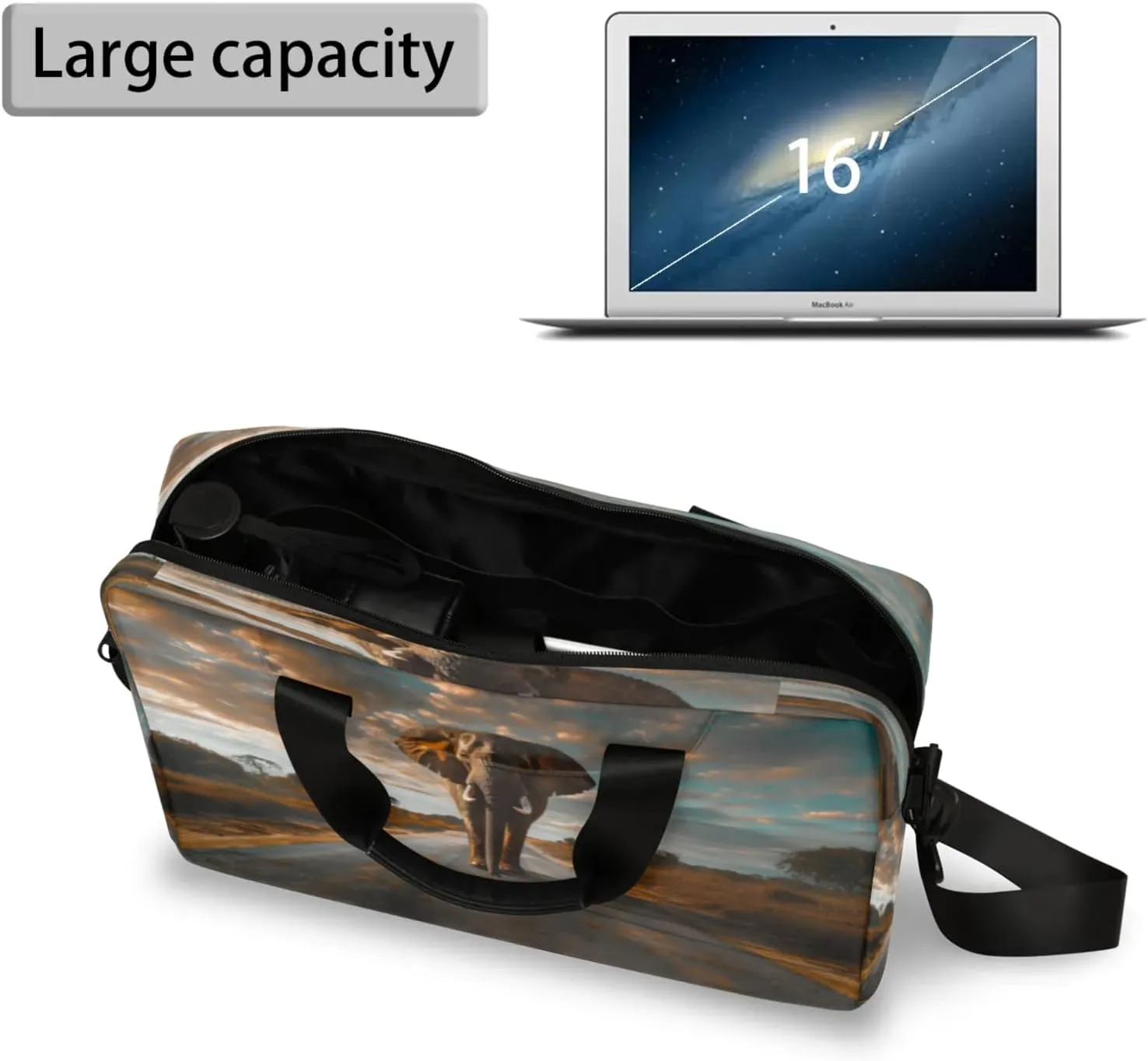 Laptop Shoulder Bag Compatible with Handle, Messenger Shoulder Case for Laptop or Tablet, Laptop Carrying Case