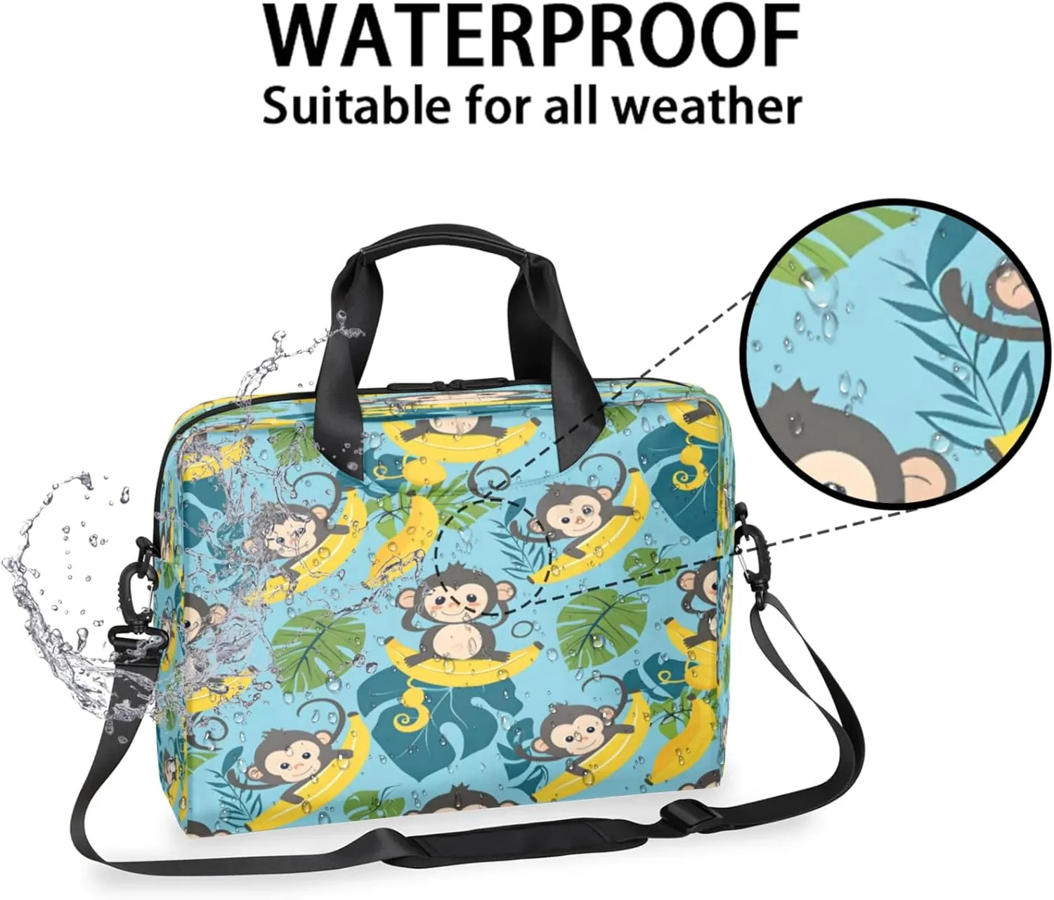 Laptop Shoulder Bag Compatible with Handle, Messenger Shoulder Case for Laptop or Tablet, Laptop Carrying Case