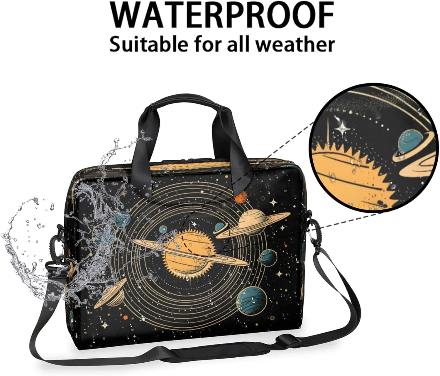 Laptop Shoulder Bag Compatible with Handle, Messenger Shoulder Case for Laptop or Tablet, Laptop Carrying Case